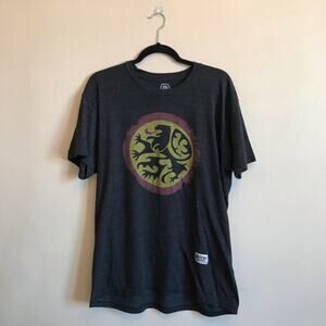 Ultras XL custom soccer wear griffin t-shirt men gray red yellow sporty
